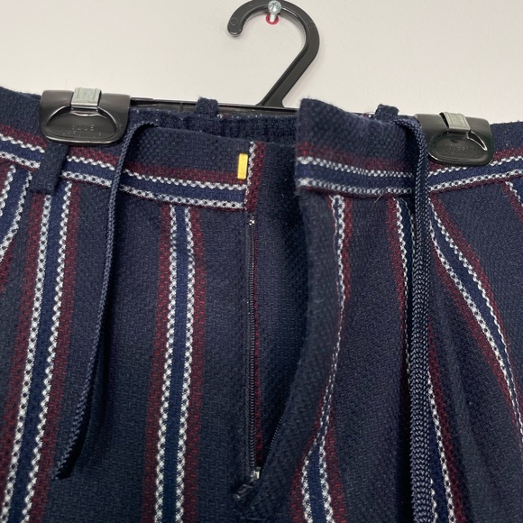 SCOTCH & SODA Blake Pleated tweed Chinos - Navy - Picture 7 of 13